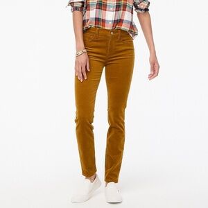 9" mid-rise skinny corduroy pant